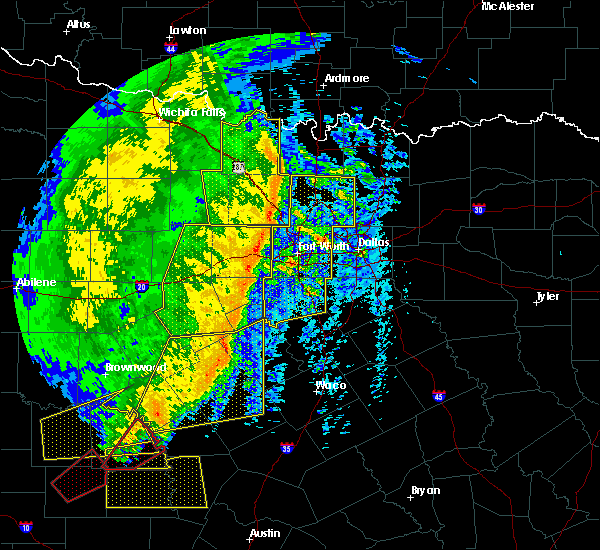 Interactive Hail Maps Hail Map for Fort Worth, TX