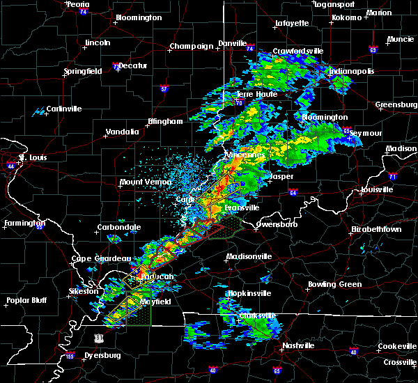 Interactive Hail Maps Hail Map for Evansville, IN
