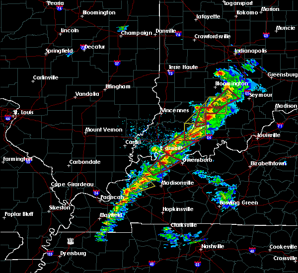 Interactive Hail Maps Hail Map for Evansville, IN