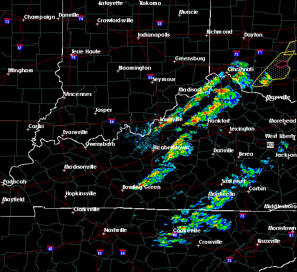 Interactive Hail Maps Hail Map for Shelbyville, KY