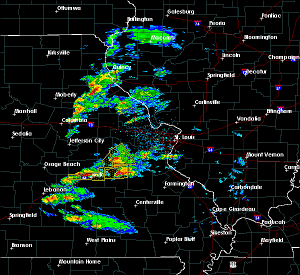 Interactive Hail Maps Hail Map for Rosebud, MO
