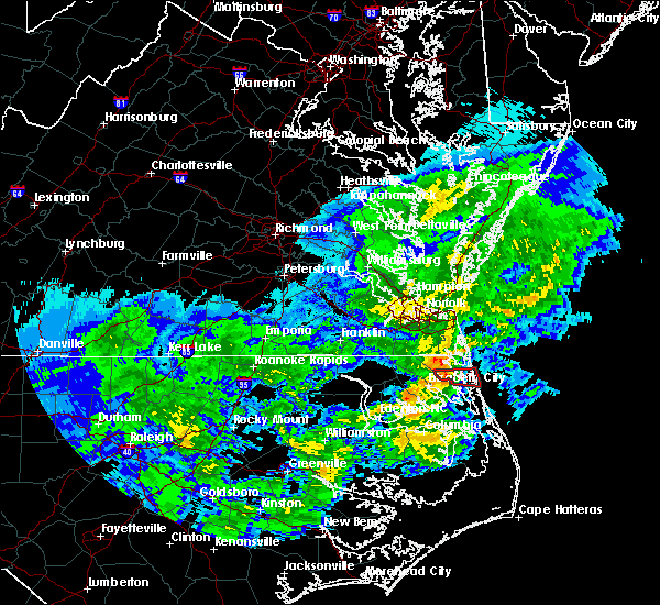Coinjock Nc Weather Map Graphical Interactive Hail Maps Hail Map for Coinjock, NC