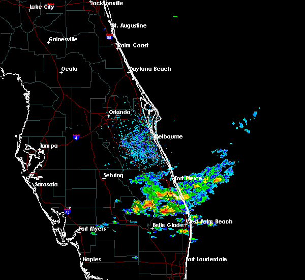 Interactive Hail Maps Hail Map for Indiantown, FL