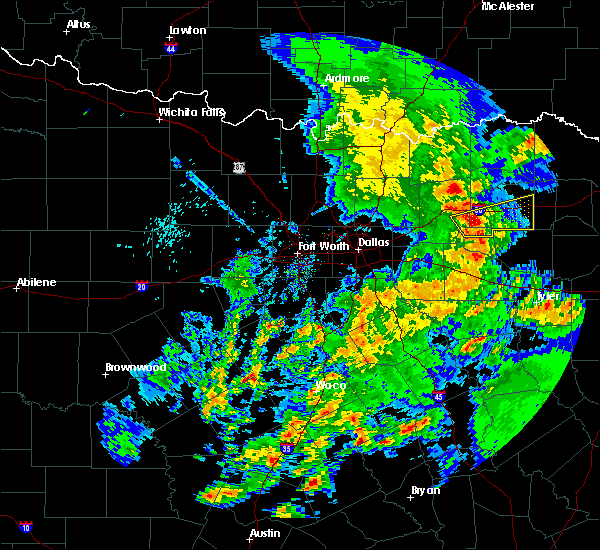 Interactive Hail Maps Hail Map for Lone Oak, TX