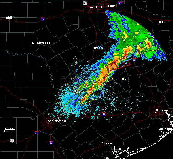 Interactive Hail Maps Hail Map for Bastrop, TX
