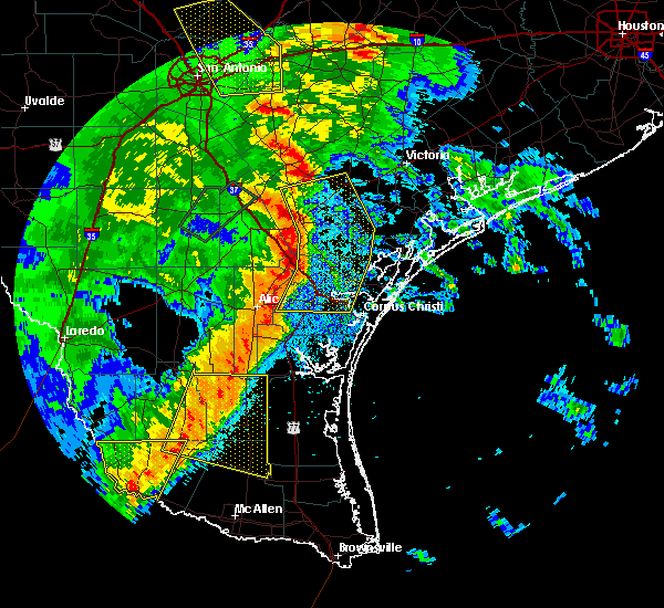 Interactive Hail Maps Hail Map for Beeville, TX
