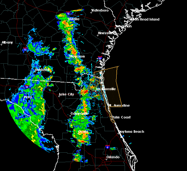 Interactive Hail Maps Hail Map for Jacksonville, FL