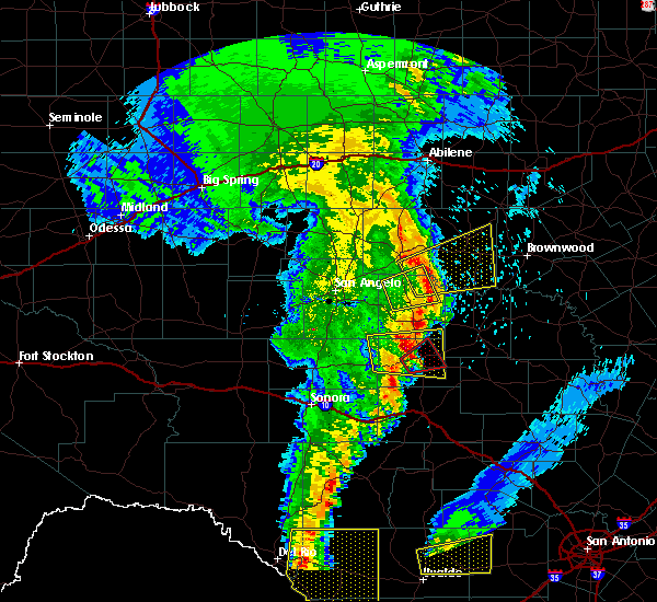 Interactive Hail Maps Hail Map for Coleman, TX