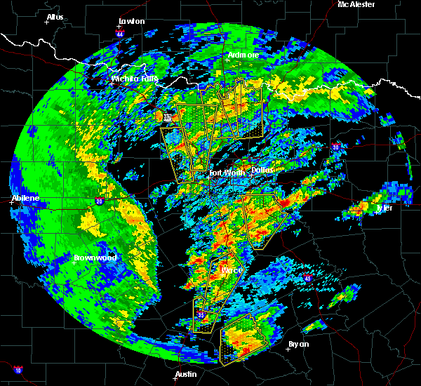 Interactive Hail Maps Hail Map for Fort Worth, TX