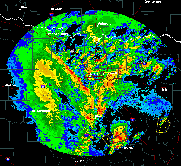 Interactive Hail Maps Hail Map for Denton, TX