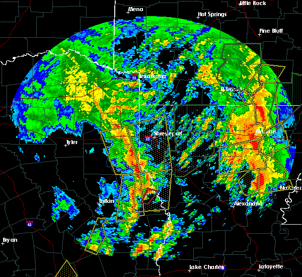 Interactive Hail Maps Hail Map for Shreveport, LA