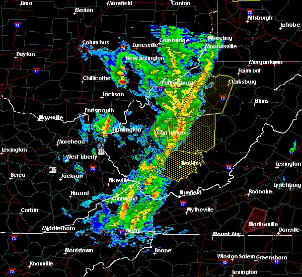 Interactive Hail Maps Hail Map for Oak Hill, WV