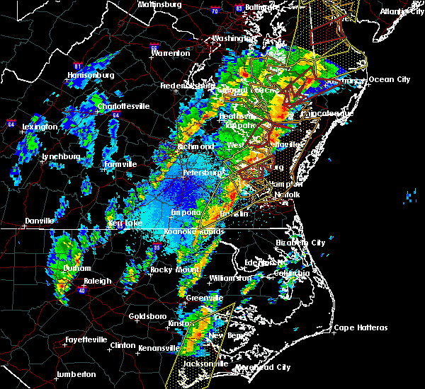 Interactive Hail Maps Hail Map for Williamsburg, VA