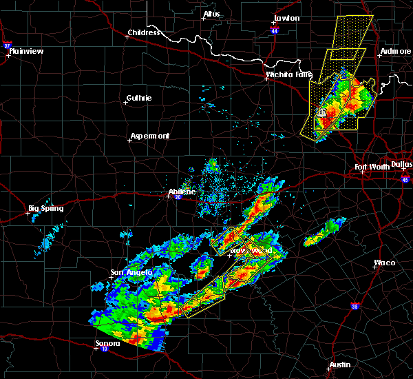 Interactive Hail Maps Hail Map for Brownwood, TX