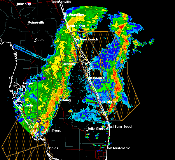 Interactive Hail Maps Hail Map for Edgewater, FL