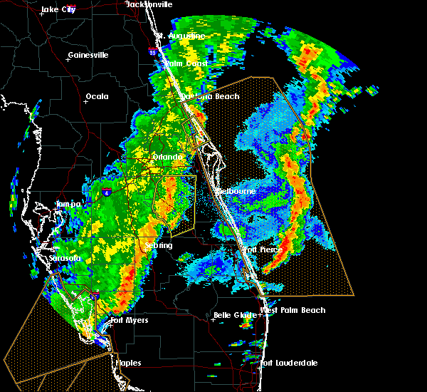 Interactive Hail Maps Hail Map for Edgewater, FL