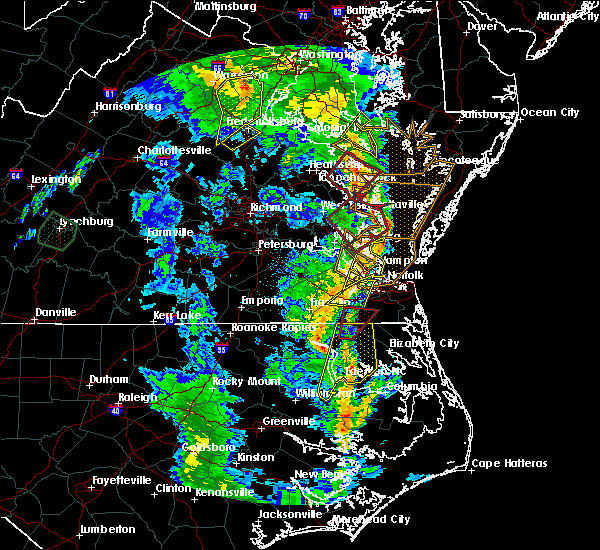 Interactive Hail Maps Hail Map for Irvington, VA