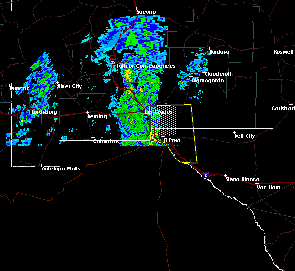 Interactive Hail Maps Hail Map for El Paso, TX
