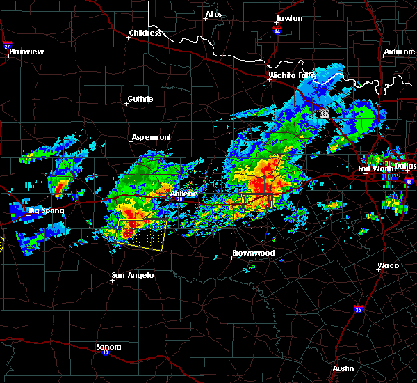 Interactive Hail Maps Hail Map for Eastland, TX
