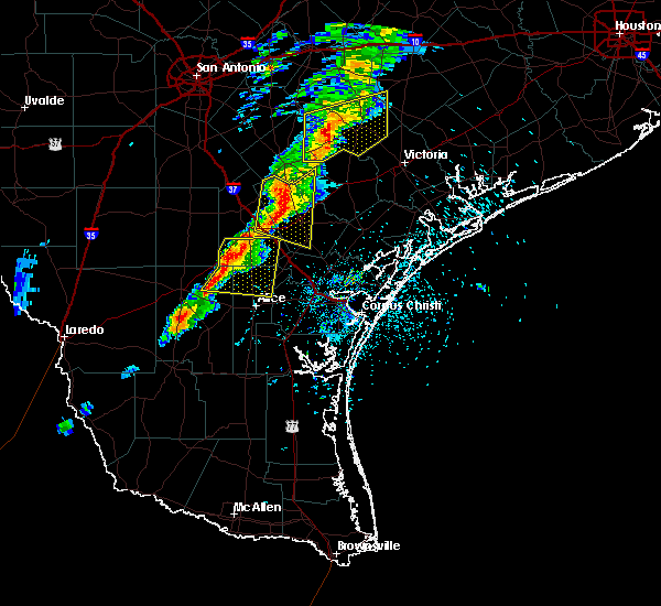 Interactive Hail Maps Hail Map for Orange Grove, TX