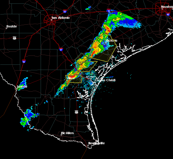 Interactive Hail Maps Hail Map for Skidmore, TX
