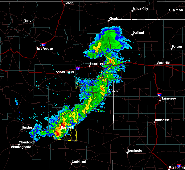 Interactive Hail Maps Hail Map for Roswell, NM