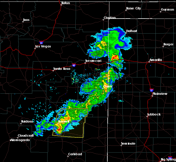 Interactive Hail Maps Hail Map for Roswell, NM
