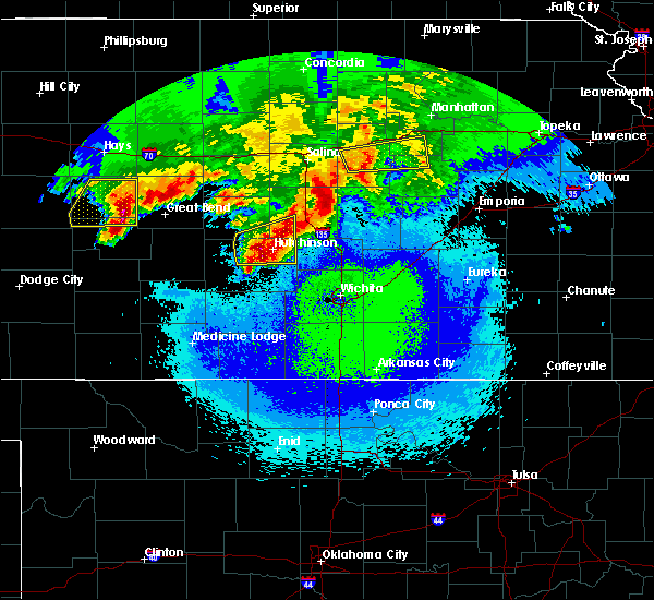 Interactive Hail Maps Hail Map for Hutchinson, KS