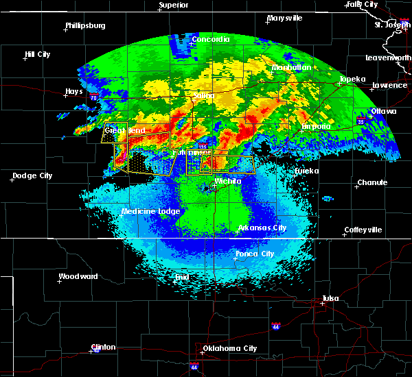 Interactive Hail Maps Hail Map for Hutchinson, KS
