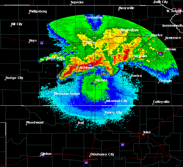 Interactive Hail Maps Hail Map for Hutchinson, KS