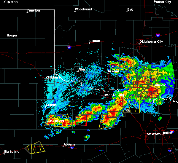 Interactive Hail Maps Hail Map for Bowie, TX