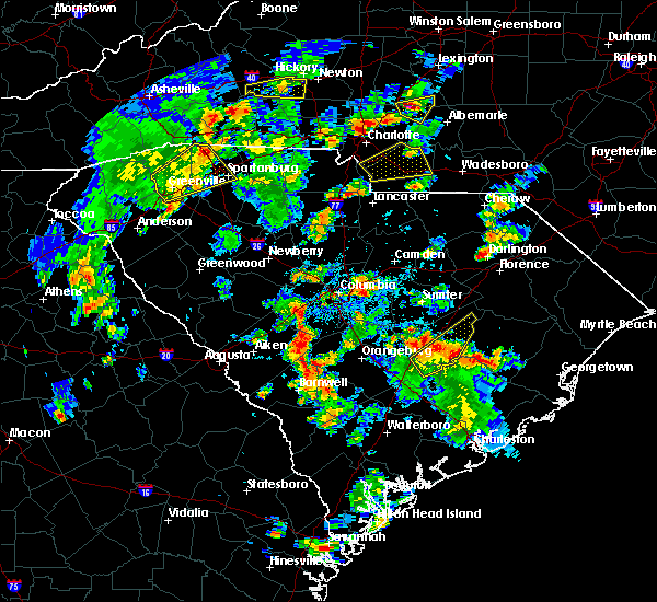 Interactive Hail Maps Hail Map for Charlotte, NC
