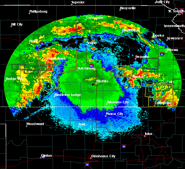 Interactive Hail Maps Hail Map for Hutchinson, KS