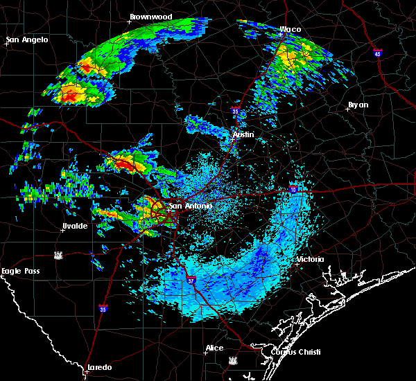 Interactive Hail Maps Hail Map for Kerrville, TX