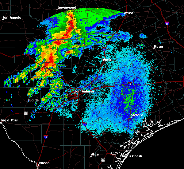 Interactive Hail Maps Hail Map for Kerrville, TX