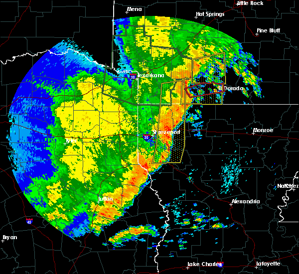 Interactive Hail Maps Hail Map for El Dorado, AR
