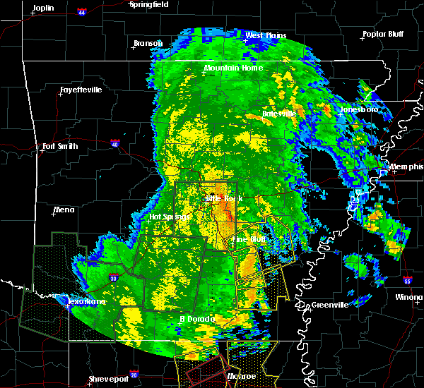 Interactive Hail Maps Hail Map for Pine Bluff, AR
