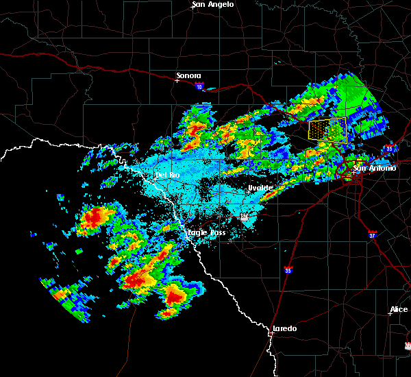 Interactive Hail Maps Hail Map for Rocksprings, TX