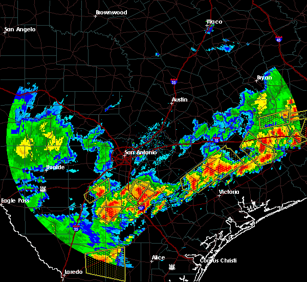 Interactive Hail Maps Hail Map for Yorktown, TX