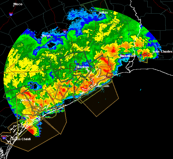 Interactive Hail Maps Hail Map for Dickinson, TX
