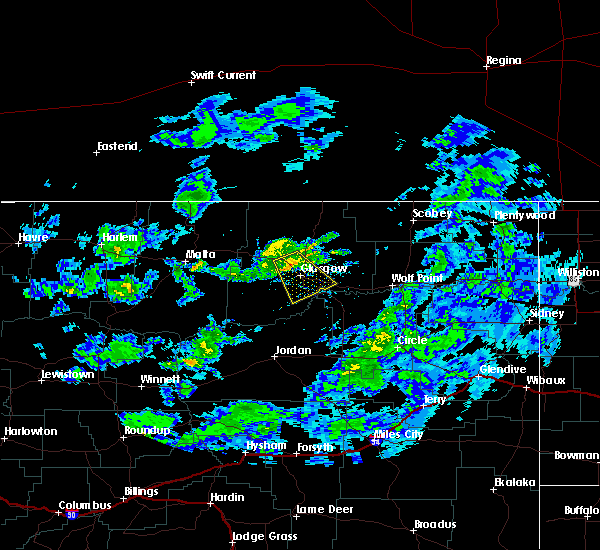 Interactive Hail Maps Hail Map for Glasgow, MT
