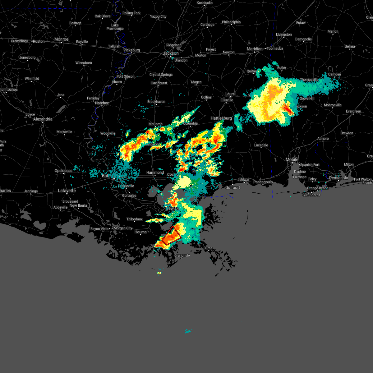 Interactive Hail Maps Hail Map for Galliano, LA