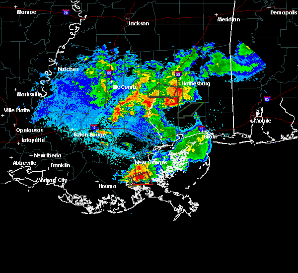 Interactive Hail Maps Hail Map for Pointe a la Hache, LA