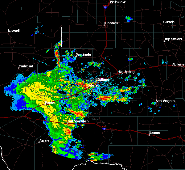 Interactive Hail Maps Hail Map for Midland, TX