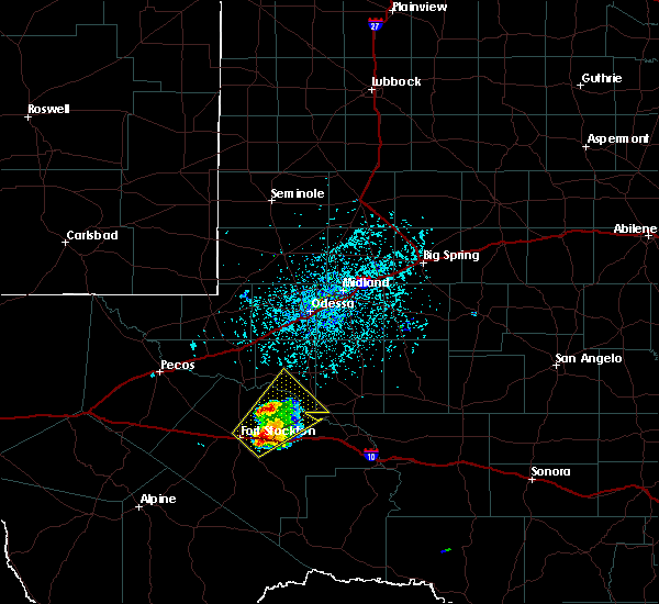 Interactive Hail Maps Hail Map for Fort Stockton, TX