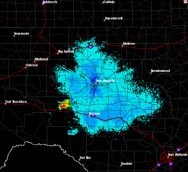 Interactive Hail Maps Hail Map for Ozona, TX