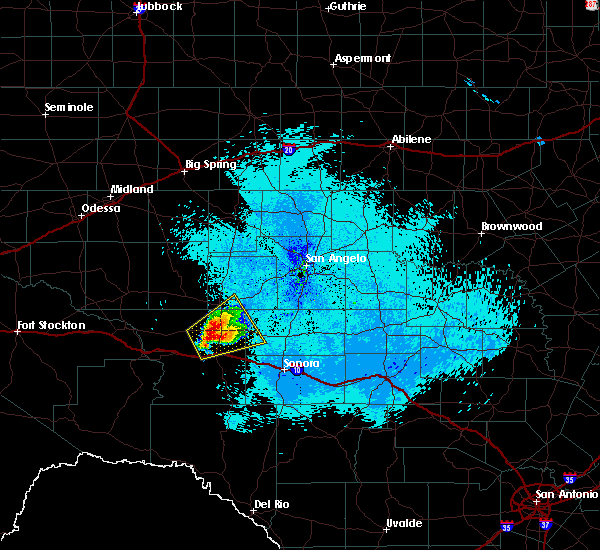Interactive Hail Maps Hail Map for Ozona, TX