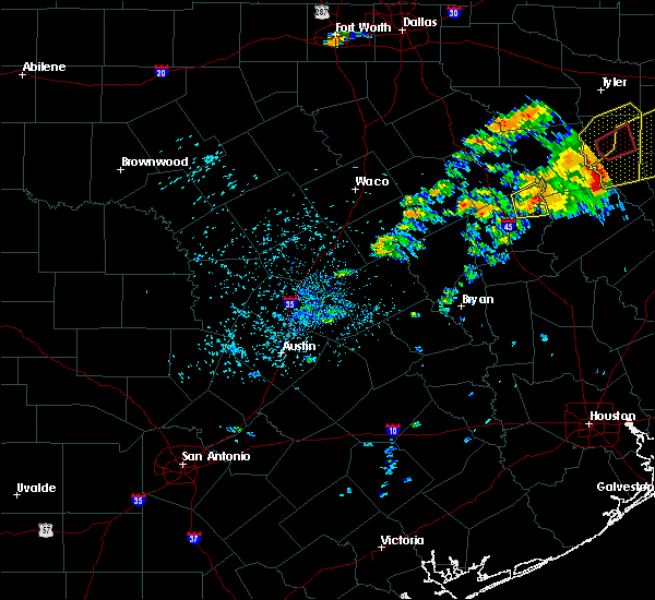 Interactive Hail Maps Hail Map for Oakwood, TX