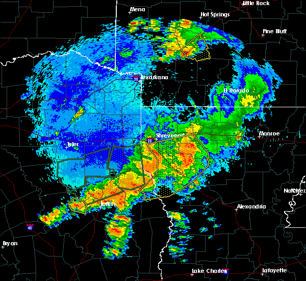 Interactive Hail Maps Hail Map for Bossier City, LA