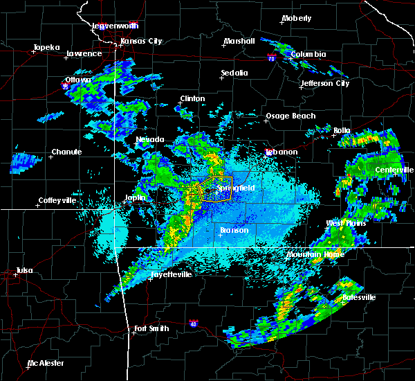 Interactive Hail Maps Hail Map for Springfield, MO